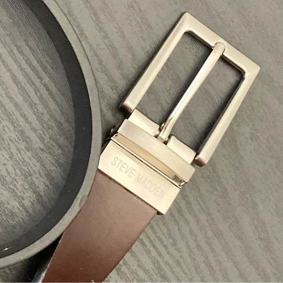 STEVE MADDEN Men’s Belt Size 38 Brown - Picture 2 of 8